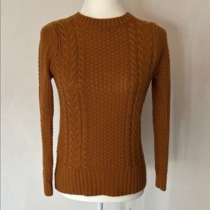 Caramel Cable Knit Sweater